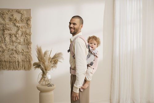 BABYBJORN - Baby Carrier Harmony, Woven, Light pink mélange