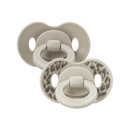 ELODIE DETAILS - silicone pacifier 0-6m, Binky Bundle, Le Leopard - 2 pack