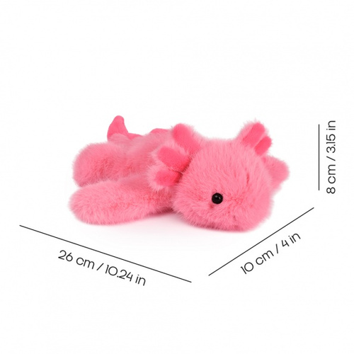 DOUDOU – Podcoll axolotl plush slap bracelet, Histoire d'Ours, pink