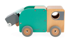 Janod - Wooden garbage truck Bolid 2+