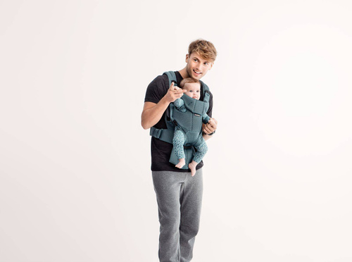 BABYBJÖRN - Baby Carrier Move - Sage green, 3D Mesh
