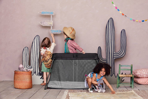 BABYBJÖRN - Travel Crib Light, Black + sheet