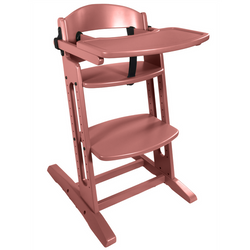 BabyDan - DanChair feeding chair + DanTray tray SET, warm rose