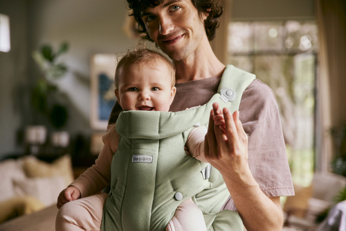 BABYBJORN - Baby Carrier HOLD, WOVEN, Light Green