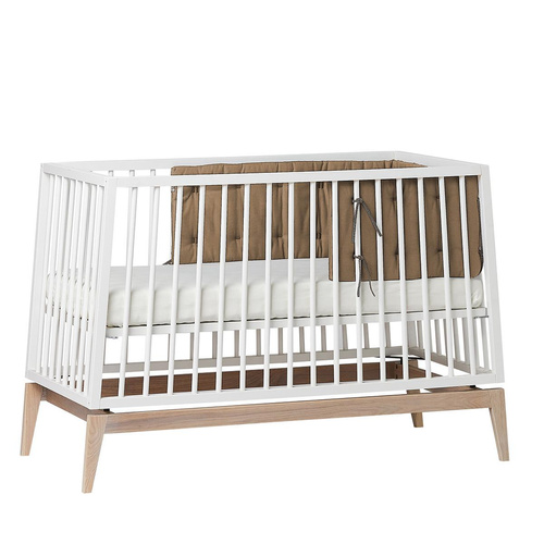 LEANDER - bumper for LEANDER LUNA™ i LINEA™, baby cot, mocca