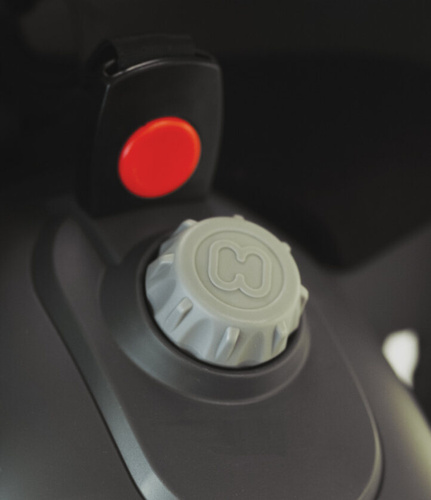 Hamax - Caress w/lockable bracket (frame mounted) -  Dark Grey/red