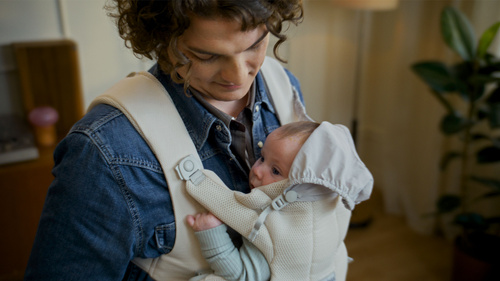 BABYBJORN - Baby Carrier HOLD, MESH, Cream