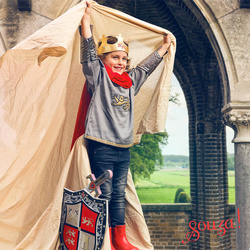 Souza! - Kostium miękka zbroja z peleryną król Arthur 3-4 lata