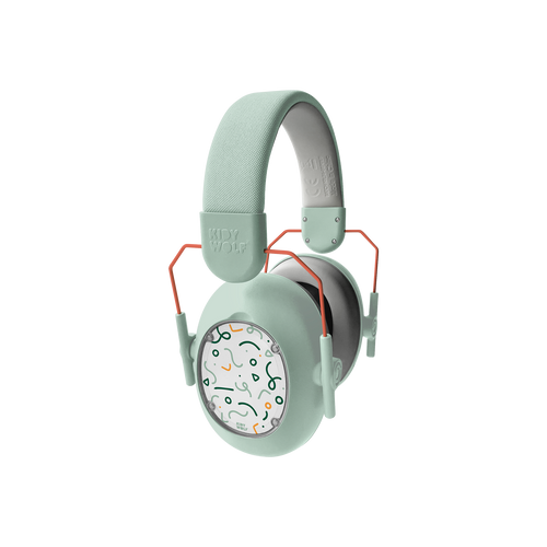 Kidywolf - KIDYNOISE noise-canceling headphones for children, green