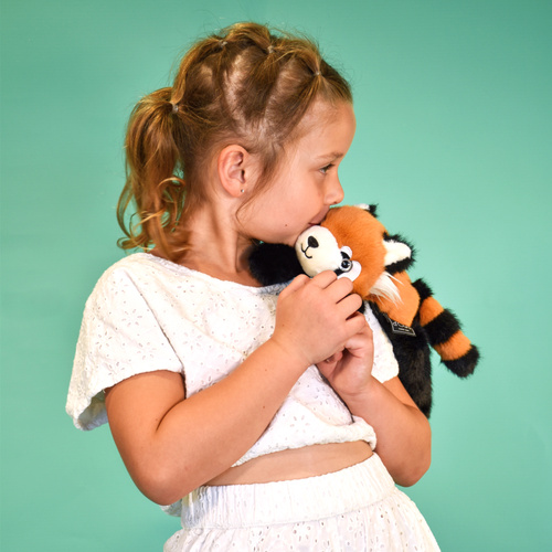 DOUDOU - magnetic plush Podcoll Red Fox, Histoire d'Ours, 30 cm, ginger