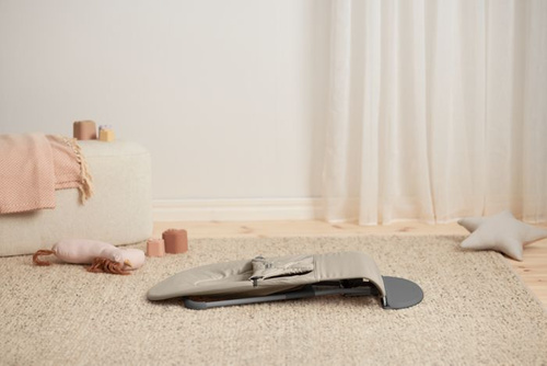 BABYBJÖRN - Bouncer Balance Soft Woven/Jersey Tri Fabric, Sand Grey