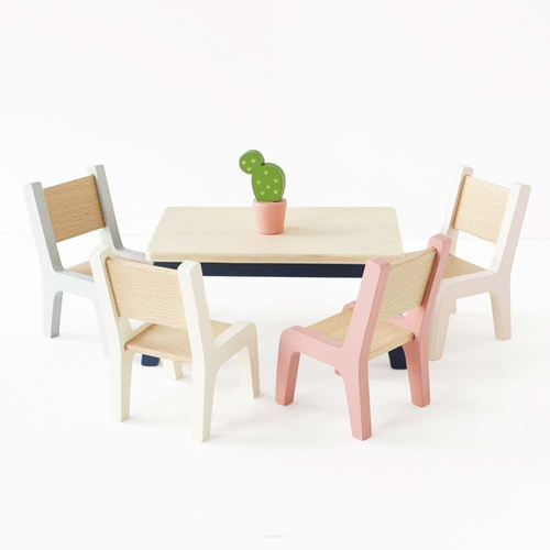 Le Toy Van – Wooden dollhouse furniture, Large set