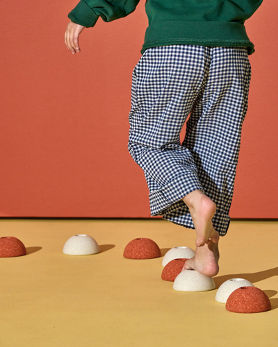 MODU - 3x Foam Ball, burnt orange / dusty green