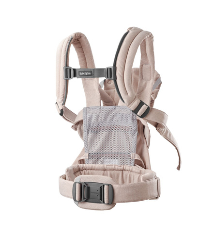 BABYBJORN - Baby Carrier Harmony, Woven, Light pink mélange