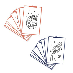 KIDYWOLF – refill set for KIDYDRAW-MINI 3+, Galaxy and Dinosaurs