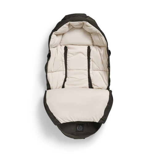 ELODIE DETAILS - Luxe Wool & Down Stroller Footmuff, Black