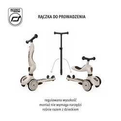 SCOOTANDRIDE - Highwaykick Push and Go 2in1 Ride and scooter 1-5 years Steel