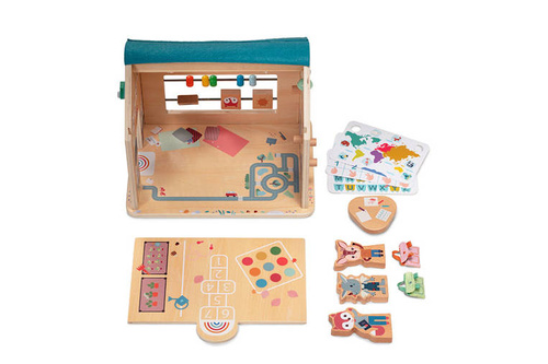 LILLIPUTIENS - wooden toy My first school 3 +